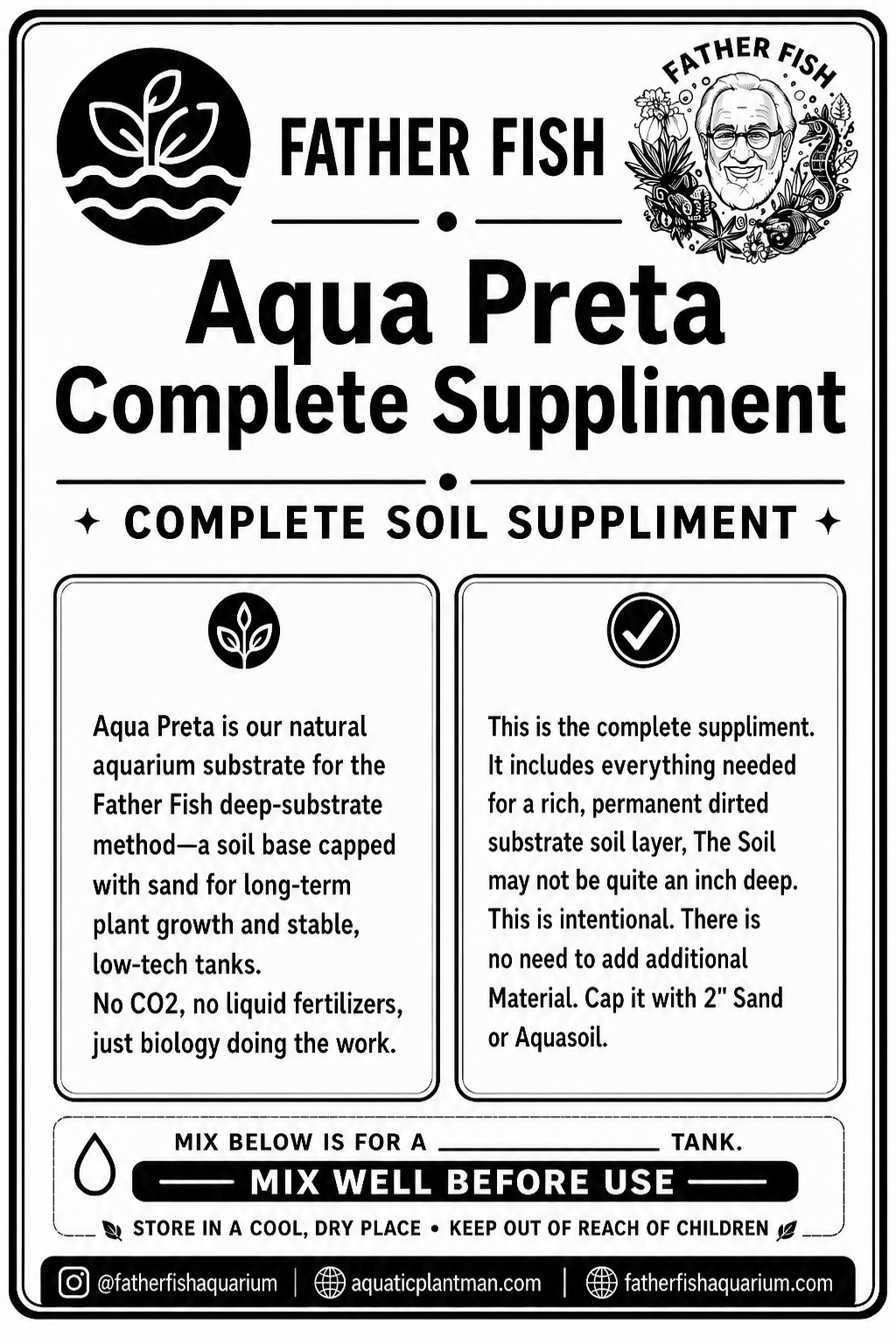 Father Fish Complete Soil Suppliment